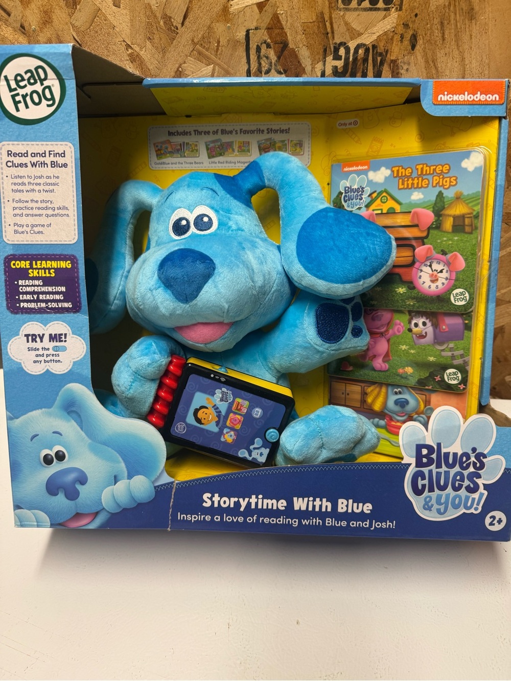 LeapFrog Blue's Clues & You Storytime With Blue Interactive Vtech toy